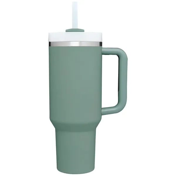 40 oz Insulated Stainless SteelTumbler W/Twist On 3-Way Lid