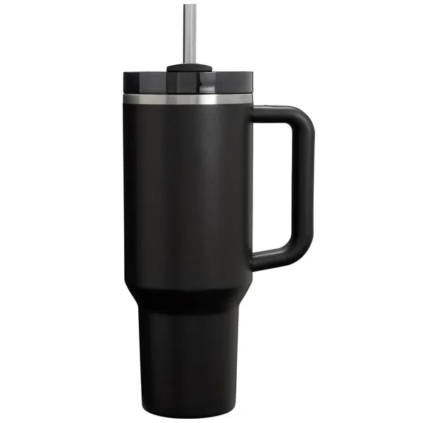 40 oz Insulated Stainless SteelTumbler W/Twist On 3-Way Lid