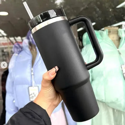 40 oz Insulated Stainless SteelTumbler W/Twist On 3-Way Lid