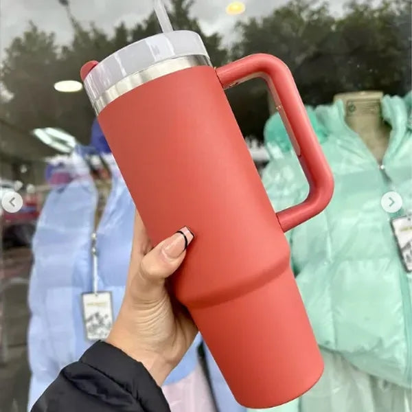 40 oz Insulated Stainless SteelTumbler W/Twist On 3-Way Lid