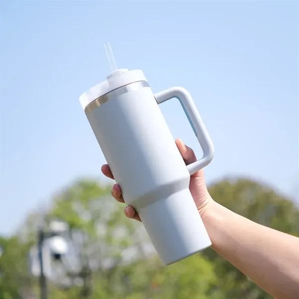 40 oz Insulated Stainless SteelTumbler W/Twist On 3-Way Lid