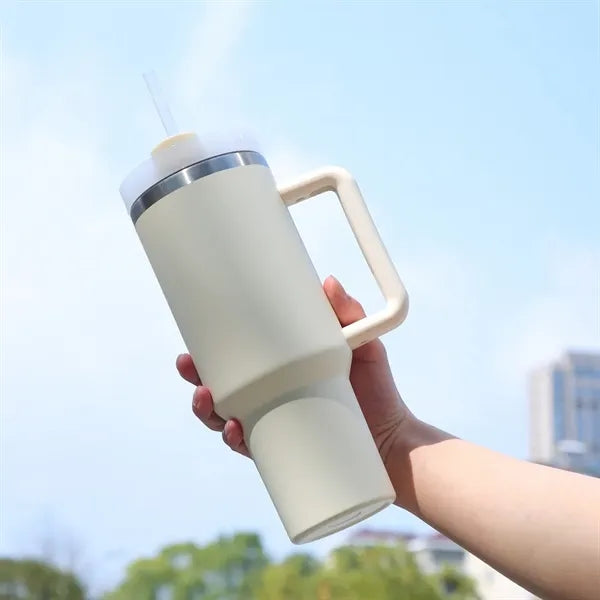40 oz Insulated Stainless SteelTumbler W/Twist On 3-Way Lid