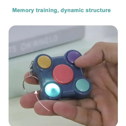 Portable Handheld Electronic Memory Game With Light Sound