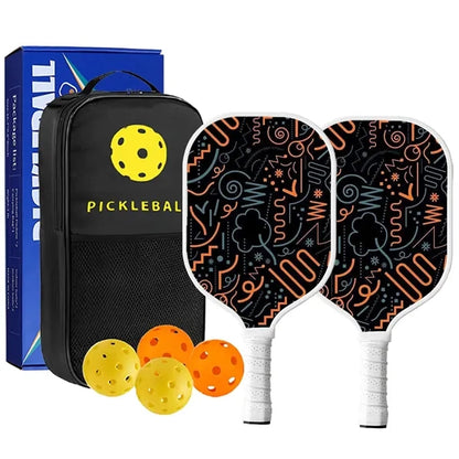 T300 Carbon Fiber Pickleball Paddle Set