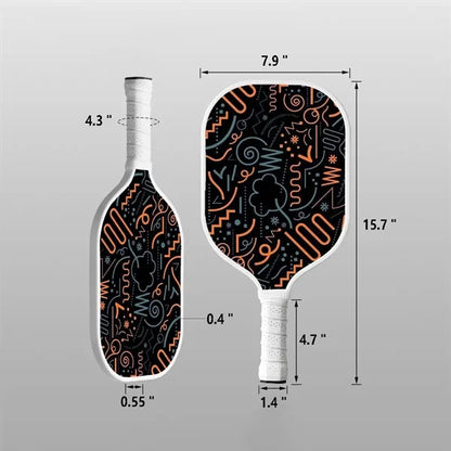 T300 Carbon Fiber Pickleball Paddle Set