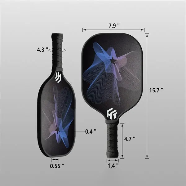Carbon Fiber Pickleball Paddle Set