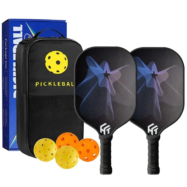 Carbon Fiber Pickleball Paddle Set