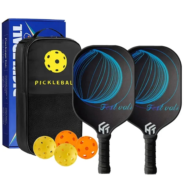 Carbon Fiber Pickleball Paddle Set
