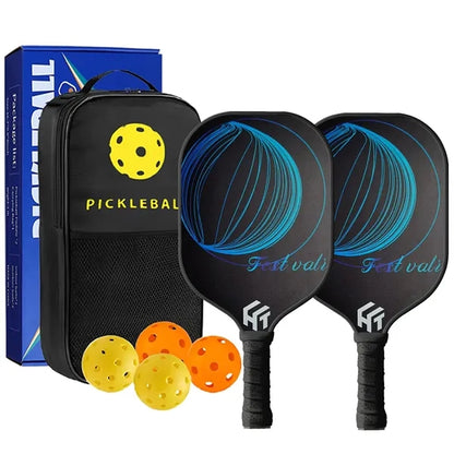 Carbon Fiber Pickleball Paddle Set