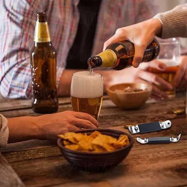 Portable Stainless Steel Magnetic Dual Use Bottle Can Opener