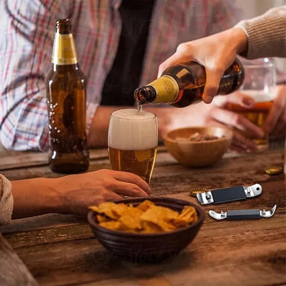Portable Stainless Steel Magnetic Dual Use Bottle Can Opener