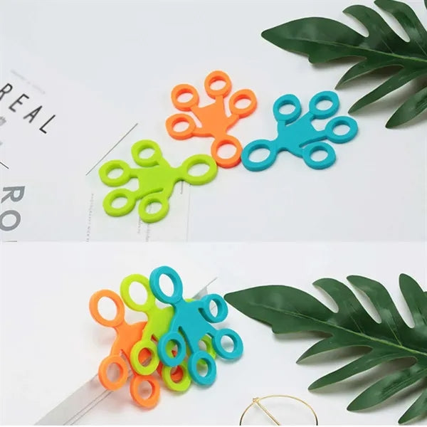 Creative Silicone Strength Pull Ring Five Finger Trainer