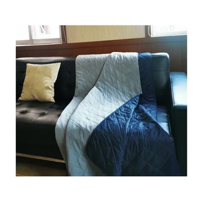 Waterproof Camping Fleece Blanket with Hoodie