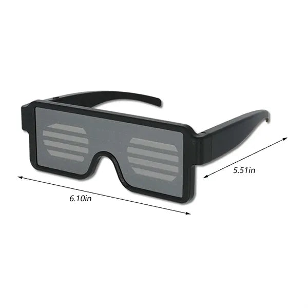 Smart Glow Christmas Party Eyewear LED Flashing Glasses