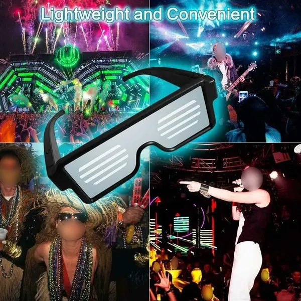 Smart Glow Christmas Party Eyewear LED Flashing Glasses