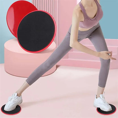 Dual Sided Use Workout Gliding Discs Exercise Core Sliders