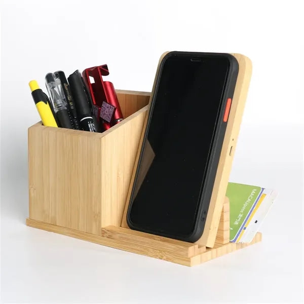 Bamboo Wireless Charger Desktop