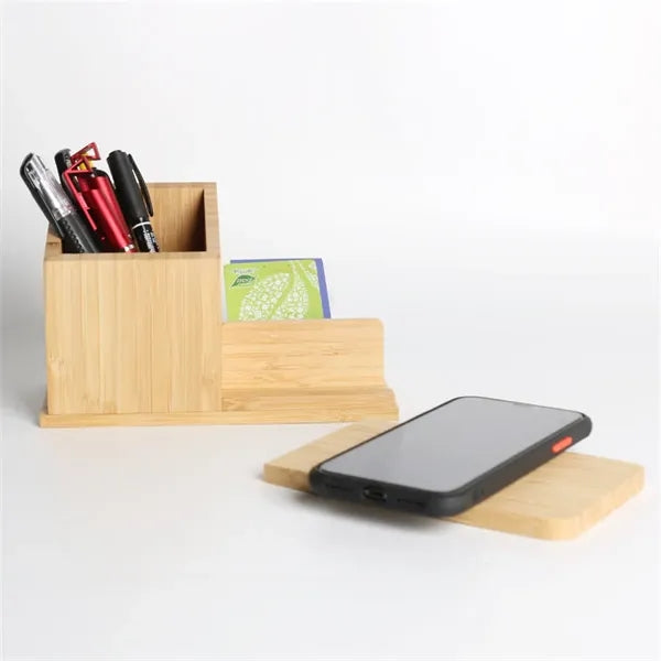 Bamboo Wireless Charger Desktop