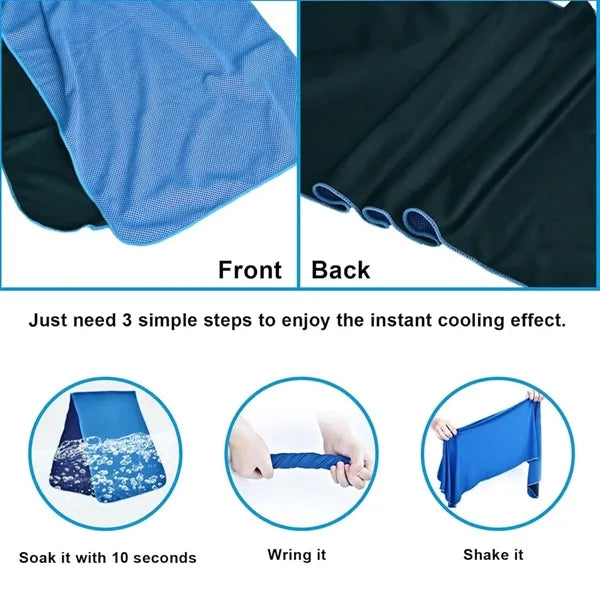 Soft Breathable Chilly Outdoor Sports Gym Cooling Towel
