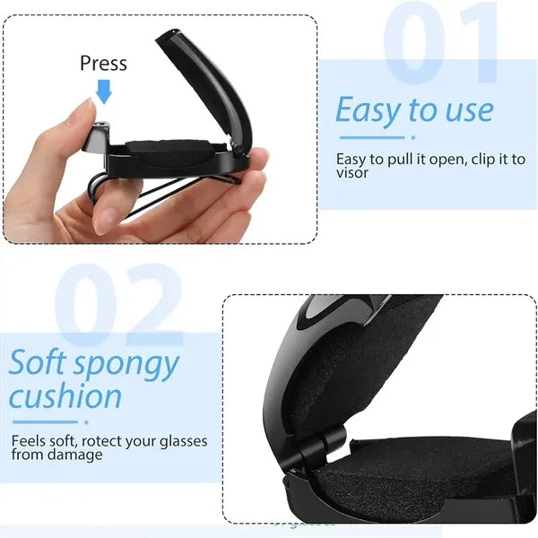 Ticket Card Clip Sunglasses Holders for Car Sun Visor