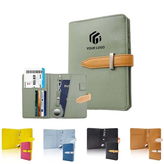 RFID Blocking Travel Passport Holder Wallet with Card Slots