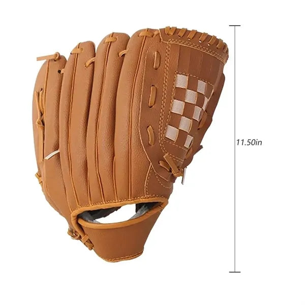 Durable PVC School Game Beginner Softball Baseball Gloves