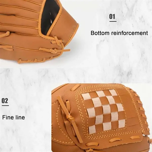 Durable PVC School Game Beginner Softball Baseball Gloves