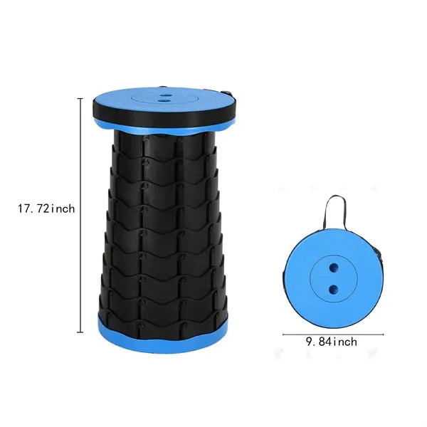 Outdoor camping portable folding ultralight telescopic stool