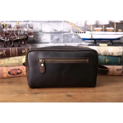 Personalized Groomsmen Gift, Leather Toiletry Bag