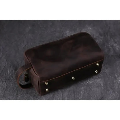 Personalized Groomsmen Gift, Leather Toiletry Bag