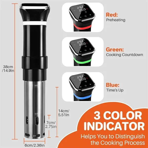 SousVide Culinary Sous Vide Precision Cooker, 1100 Watts