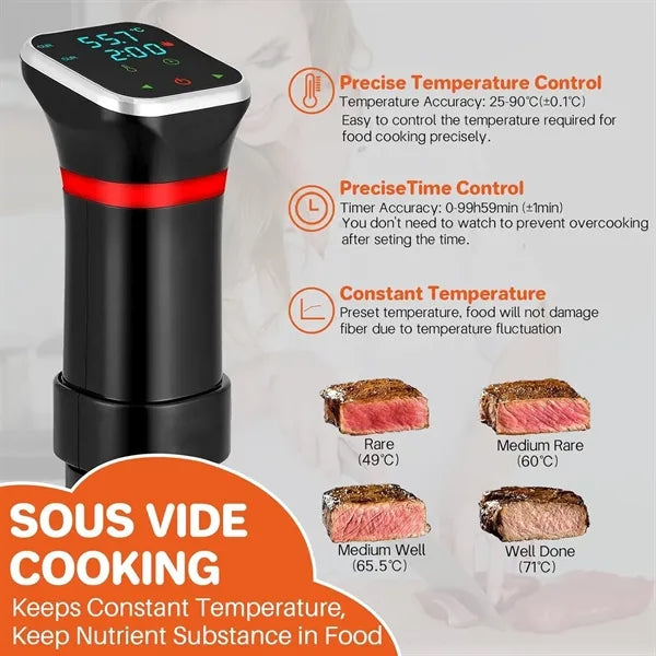 SousVide Culinary Sous Vide Precision Cooker, 1100 Watts