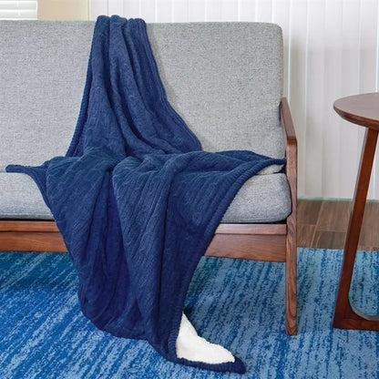 50" x 60"Cable Knit Blankets