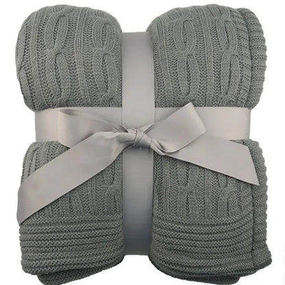 50" x 60"Cable Knit Blankets