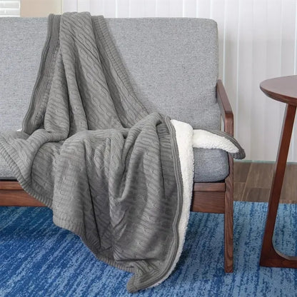 50" x 60"Cable Knit Blankets