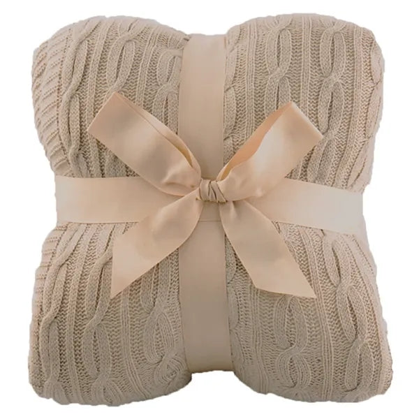 50" x 60"Cable Knit Blankets