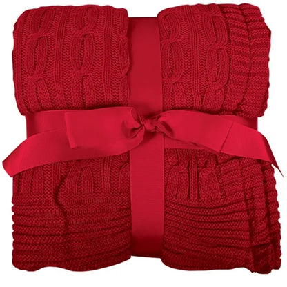 50" x 60"Cable Knit Blankets