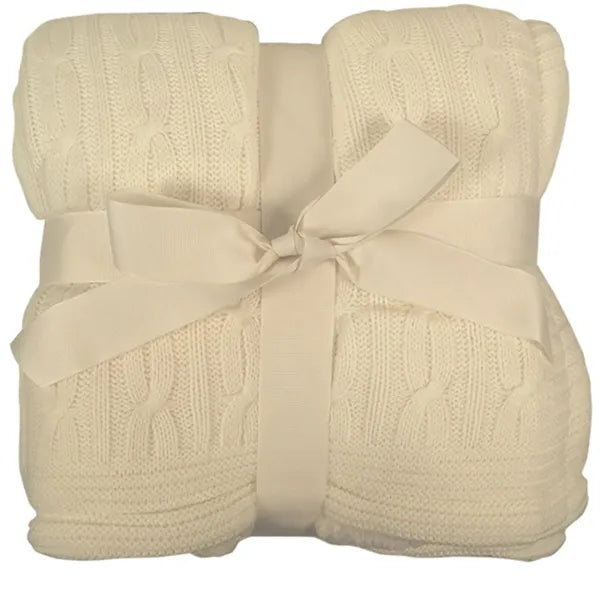 50" x 60"Cable Knit Blankets