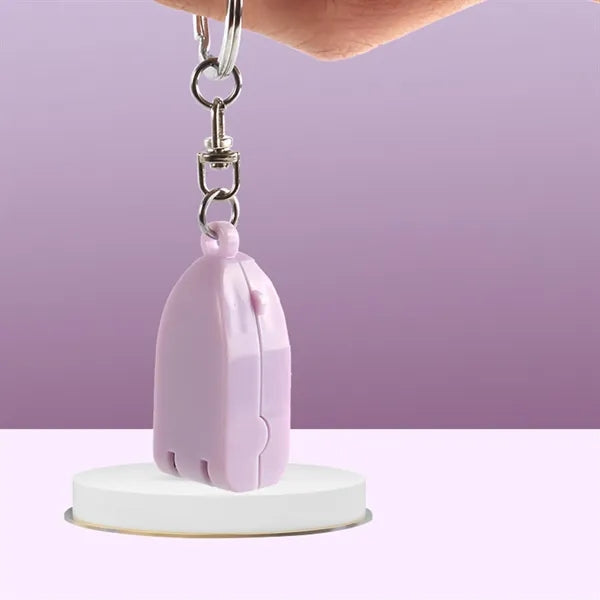 Mini Foldable Nail Clipper Keychain