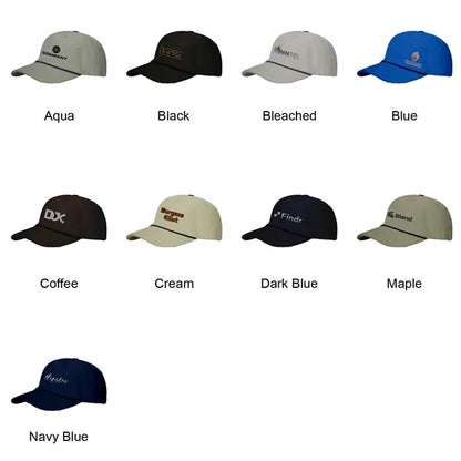 Premium Corduroy 5 Panel Cap - High, Medium, or Low Crown