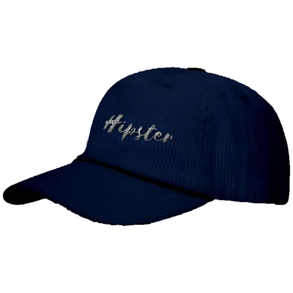 Premium Corduroy 5 Panel Cap - High, Medium, or Low Crown