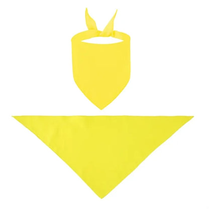 Solid Color Pet Bandana