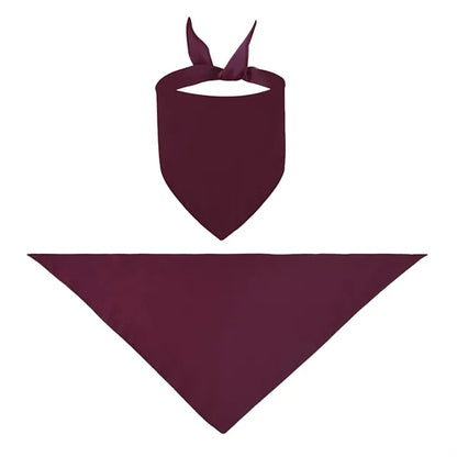 Solid Color Pet Bandana