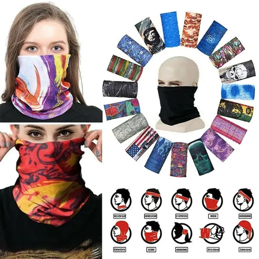 MULTIFUNCTION SEAMLESS TUBE NECK GAITER HEADWEAR