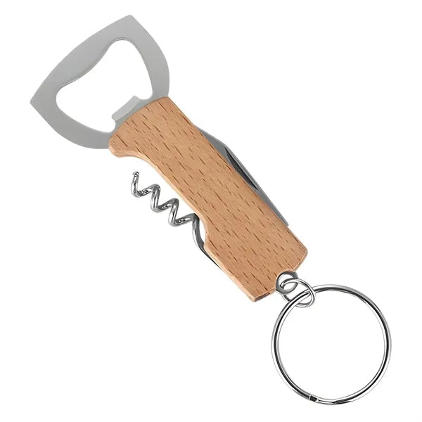 Wooden Handle Bottle Opener
