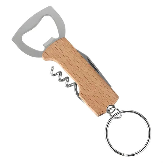 Wooden Handle Bottle Opener