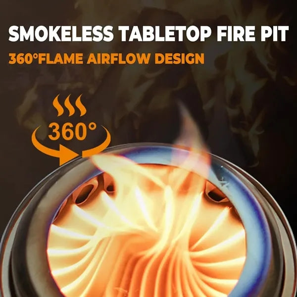 Table Top Firepit-Mini Fire Pit with Carry Bag