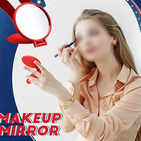Portable Compact Mini Round Folding Travel Makeup Mirror