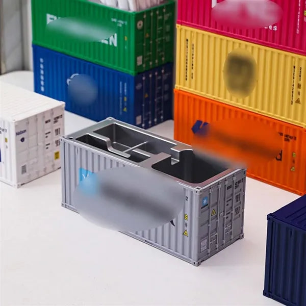 Large Office Shipping Container Pen holder Desk Organizer