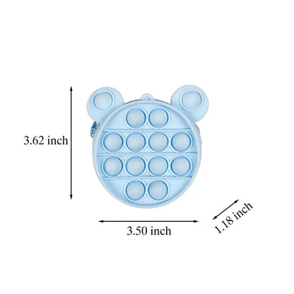 Fidget Toy Durable Waterproof Cute Silicone Pop Coin Purse